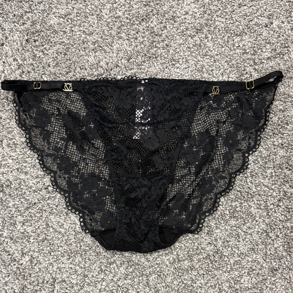 Victoria's Secret Black Lace Panties